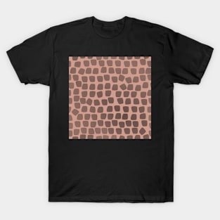 Leopard Mosaic Light Pink Taupe 5748 T-Shirt